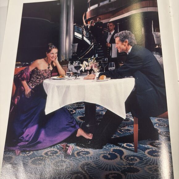 QUEEN MARY 2 CUNARD Ship Cruise High Heels Sexy Woman Fashion Feet 4 Pg Print Ad - Picture 4 of 6